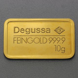 10g Degussa Goldbarren Alte Und Neue Prägung | ESG Goldbarren.de